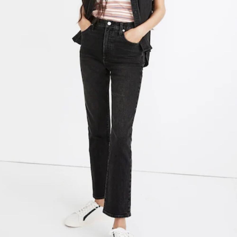 Madewell Slim Demi-Boot Jeans in Barnsbury Wash